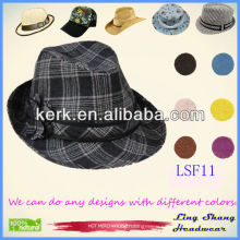 2013 Newest Elegant Flower Women Fabric Fedora Hat,LSF11